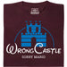 Sorry Mario - Vista principale T-shirt Rosso Scuro