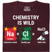 Chemistry Is Wild - Vue principale T-shirt Rouge Foncé