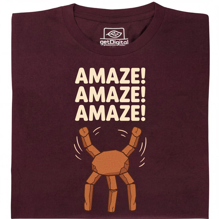 Amaze Amaze Amaze - Main view T-Shirt Dark Red