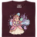 Nerdy Princess &amp; The Glitter Ghosts - Hoofdweergave T-Shirt Donkerrood