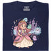 Nerdy Princess &amp; The Glitter Ghosts - Hoofdweergave T-Shirt Marineblauw