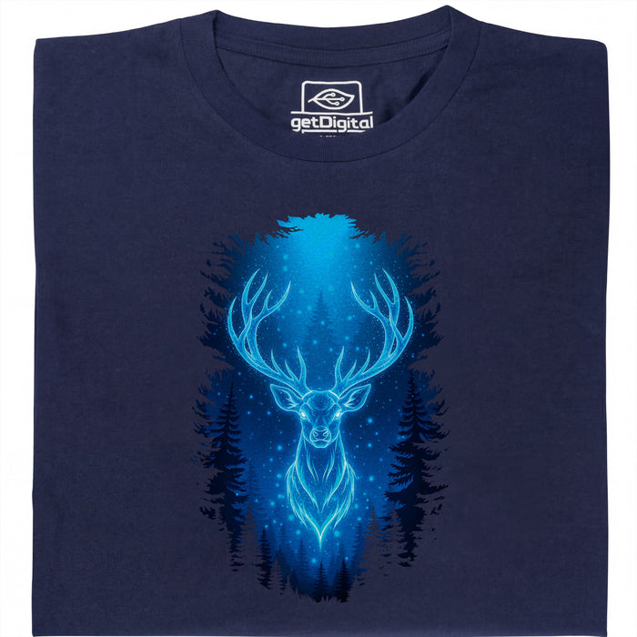 Forest Patron - Hoofdaanzicht T-shirt Marineblauw