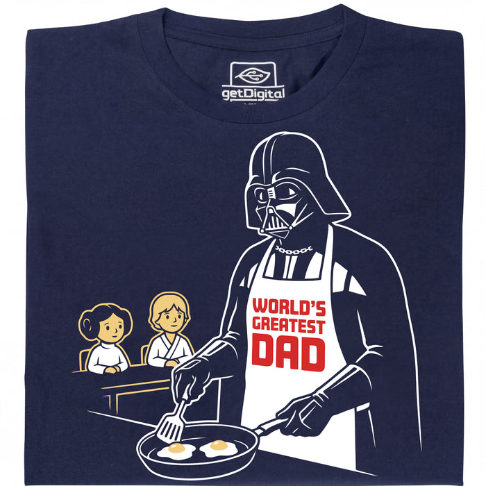 World's Greatest Dad - Main view T-shirt Navy Blue