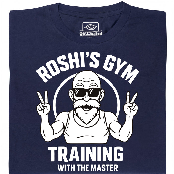 Training with the Master  - Vue principale T-shirt Bleu marine