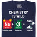 Chemistry Is Wild - Vue principale T-shirt Bleu Marine