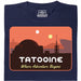 Where Adventure Begins - Hoofdaanzicht T-shirt Marineblauw