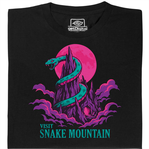 Visit Snake Mountain - Hauptansicht T-shirt Zwart