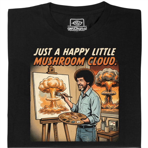 Happy Little Mushroom Cloud - Main view T-Shirt Black