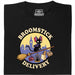 Broomstick Delivery - De Kat Neemt de Bezorgservice Over - Vooraanzicht T-Shirt Zwart