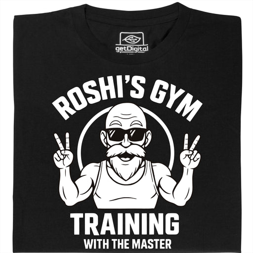 Training with the Master  - Hoofdaanzicht T-Shirt Zwart