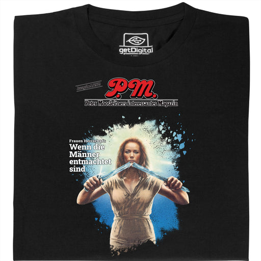 P.M. Magazine 1/1979 Vrouwen Heerschappij - Hoofdweergave T-Shirt Zwart