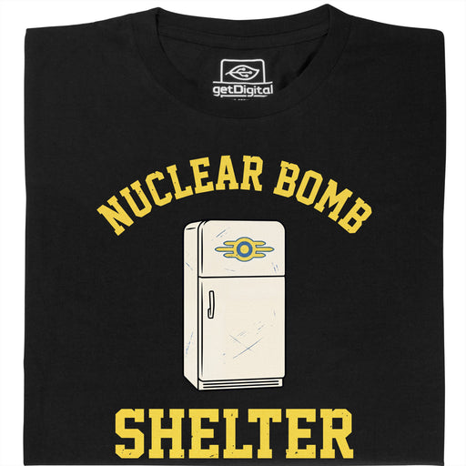 Nuclear Bomb Shelter Kühlschrank - Vista principal Camiseta Negro