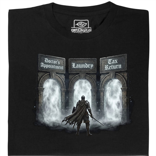 Adult Souls - Hoofdweergave T-shirt Zwart