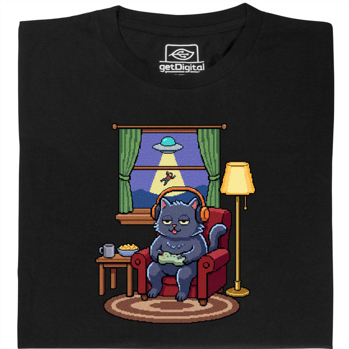 Do Not Disturb - Hoofdaanzicht T-Shirt Zwart