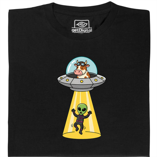 Revenge of the Cow - Hauptansicht T-Shirt Schwarz