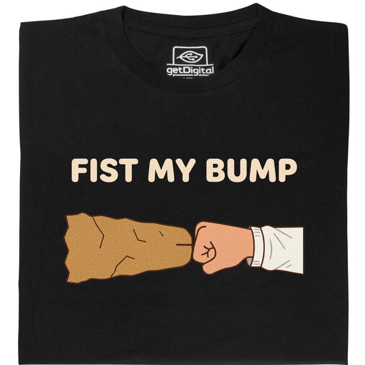 Fist My Bump - Vista principal Camiseta Negro