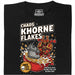 Chaos Khorne Flakes - Hauptansicht T-Shirt Schwarz
