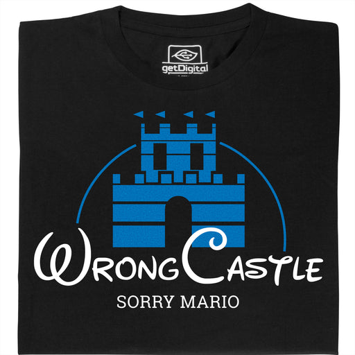 Sorry Mario - Hoofdaanzicht T-shirt Zwart