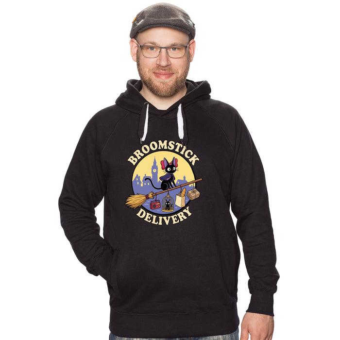 Broomstick Delivery - De Kat Neemt de Bezorgservice Over - Hoodie Man Basti