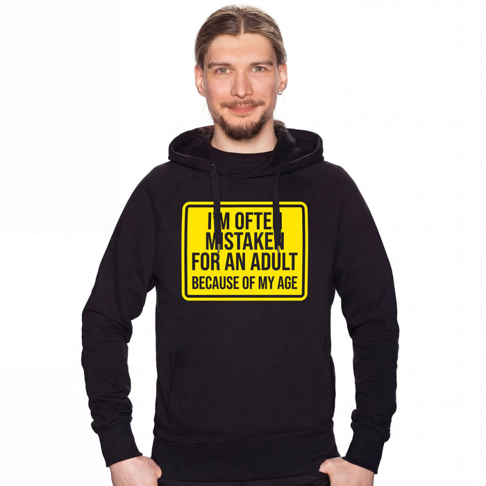 Mistaken For An Adult - Sudadera Hombre David