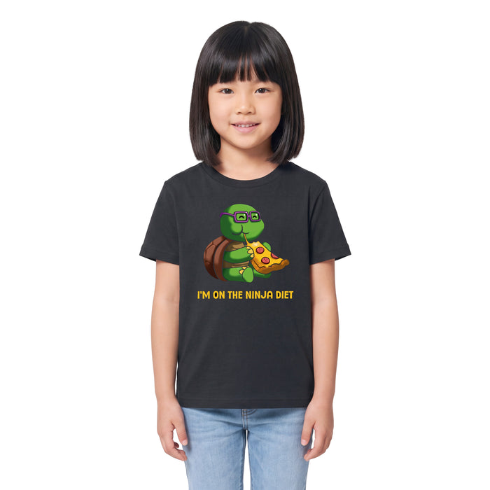 Ninja Diet - Kindershirt Model Mädchen 2