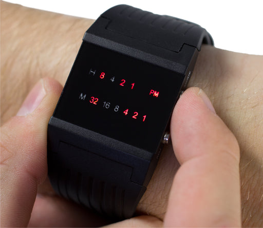 Binäre LED-Armbanduhr für Einsteiger