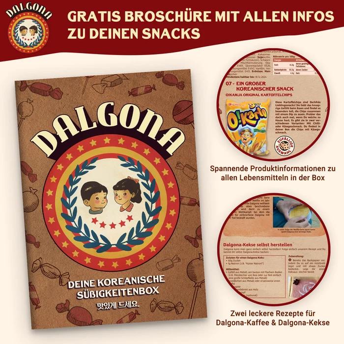 Dalgona Korea Snackbox "Reddingsteam" - Gratis in plaats van weggooien