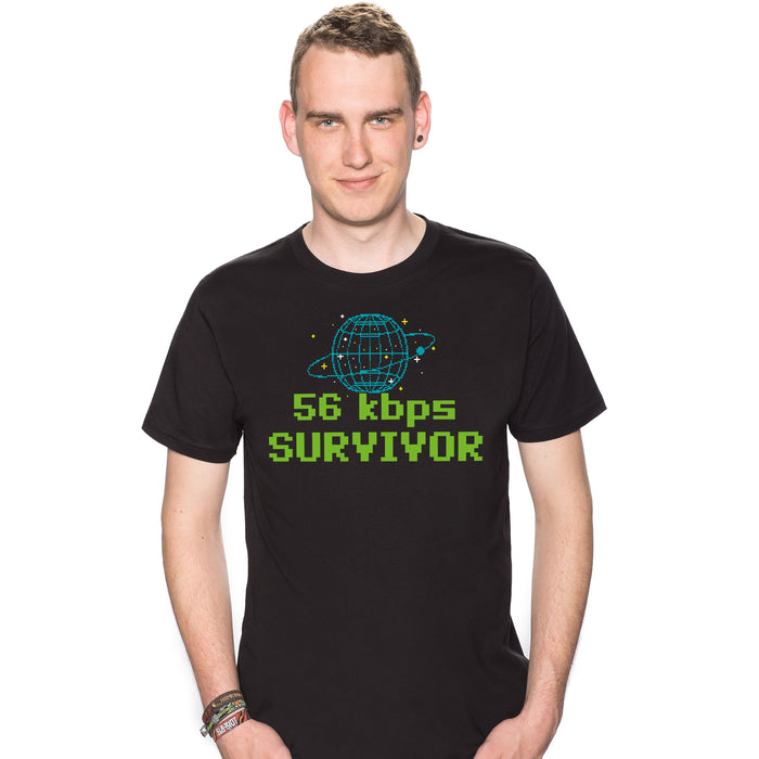 56kbps Survivor - T-Shirt Mann Colin