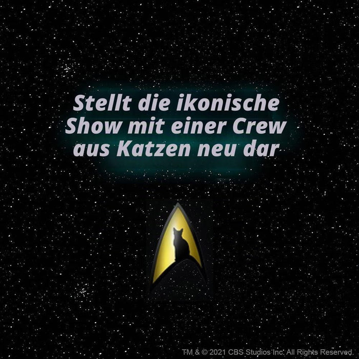 Star Trek Cats 1000 Stukjes Puzzel - Katten in de Ruimte