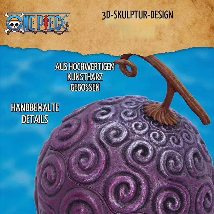 Boîte de Rangement One Piece Gum-Gum Fruit du Démon en Résine