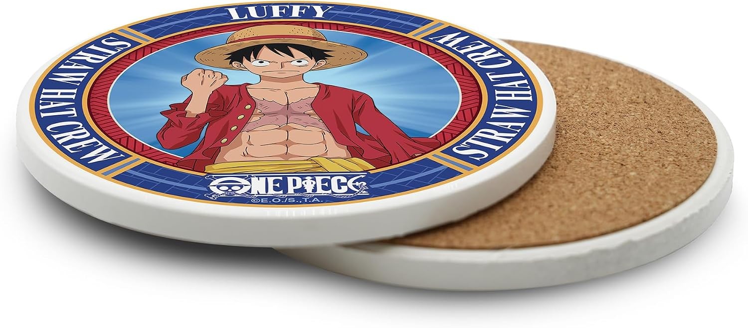 Dessous-verre en céramique One Piece - Monkey D. Luffy