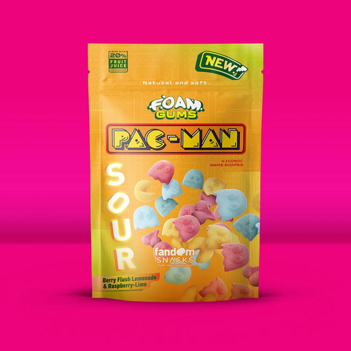 Fandom Snacks Foam Gums Pac-Man (Zuur) - Schuimgummi 125g