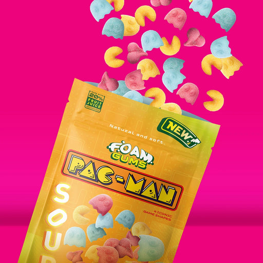 Fandom Snacks Foam Gums Pac-Man (Zuur) - Schuimgummi 125g