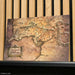 Mappa in Metallo del Signore degli Anelli - Rohan e Gondor (20x30 cm)
