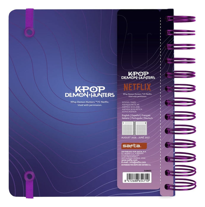 KPop Demon Hunters Daily Planner 2026/2027