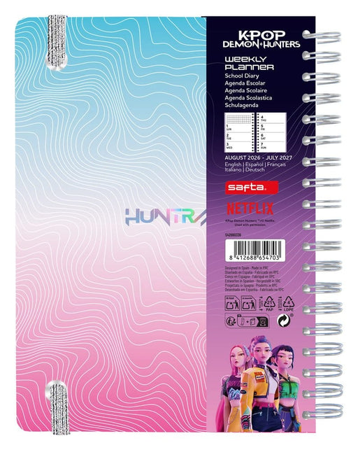 KPop Demon Hunters Weekplanner 2026/2027