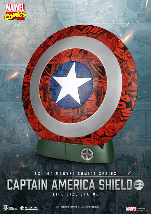 Captain America schild op ware grootte (Comic Edition)