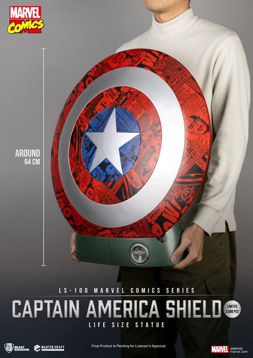 Captain America schild op ware grootte (Comic Edition)