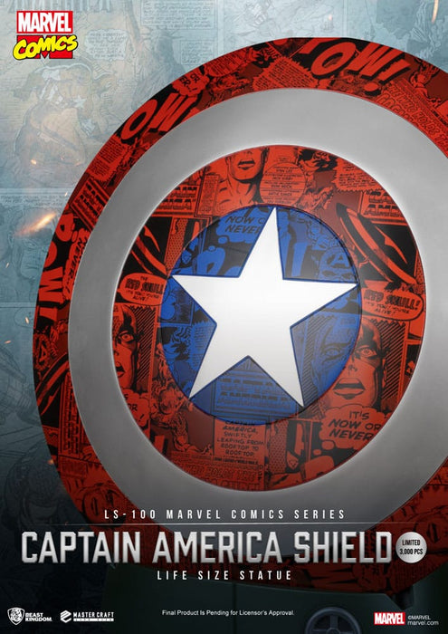 Captain America schild op ware grootte (Comic Edition)