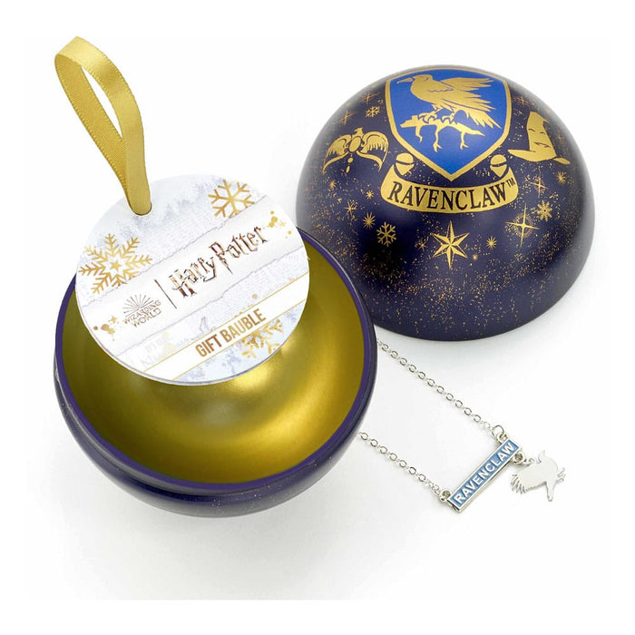 Harry Potter Christbaumkugel Ravenclaw mit Halskette