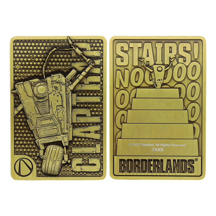 Borderlands metalen staaf Claptrap