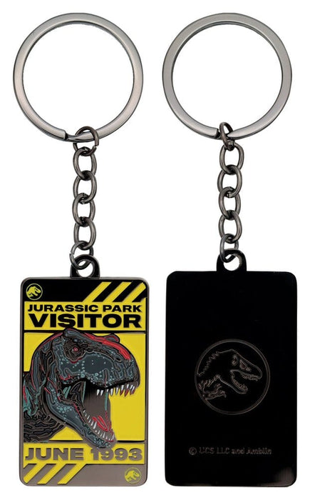 Jurassic Park cadeaubox met speelkaarten, pin en sleutelhanger