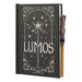Harry Potter Lumos notebook with wand