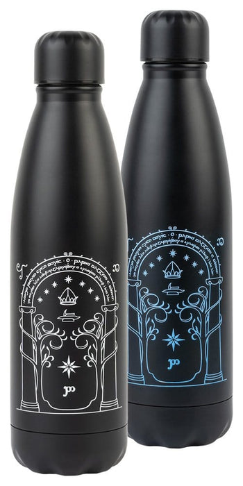 Lord of the Rings metalen fles Poort van Moria met kleurwissel