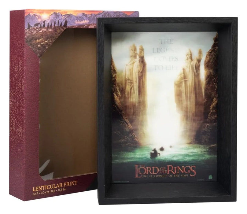 El Señor de los Anillos Impresión Lenticular La Comunidad del Anillo