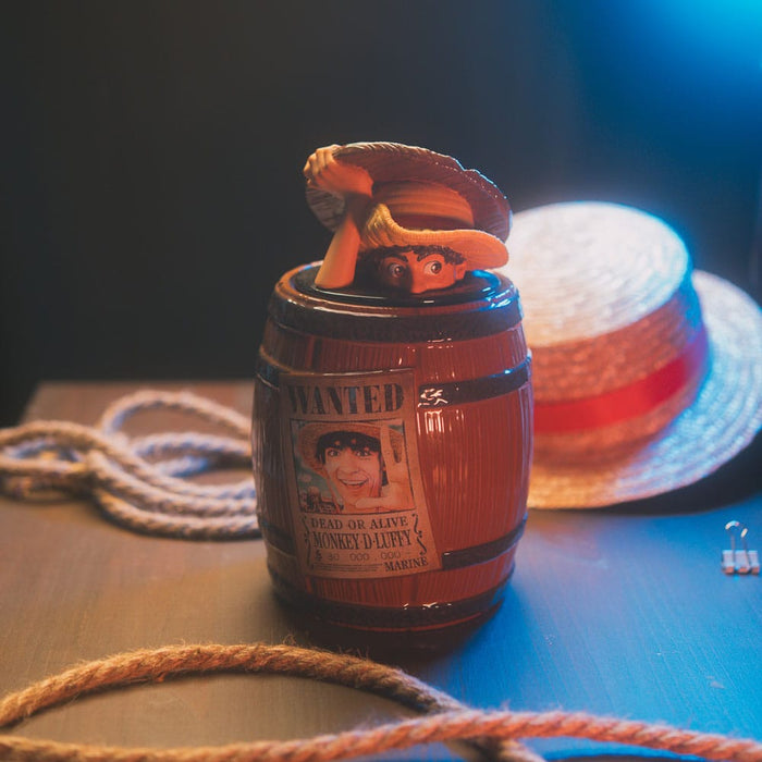 One Piece Fass-Keksdose Monkey D. Ruffy (Wanted)