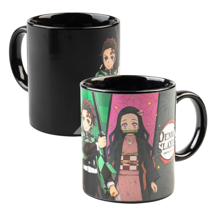Demon Slayer heat change mug Tanjiro and Nezuko