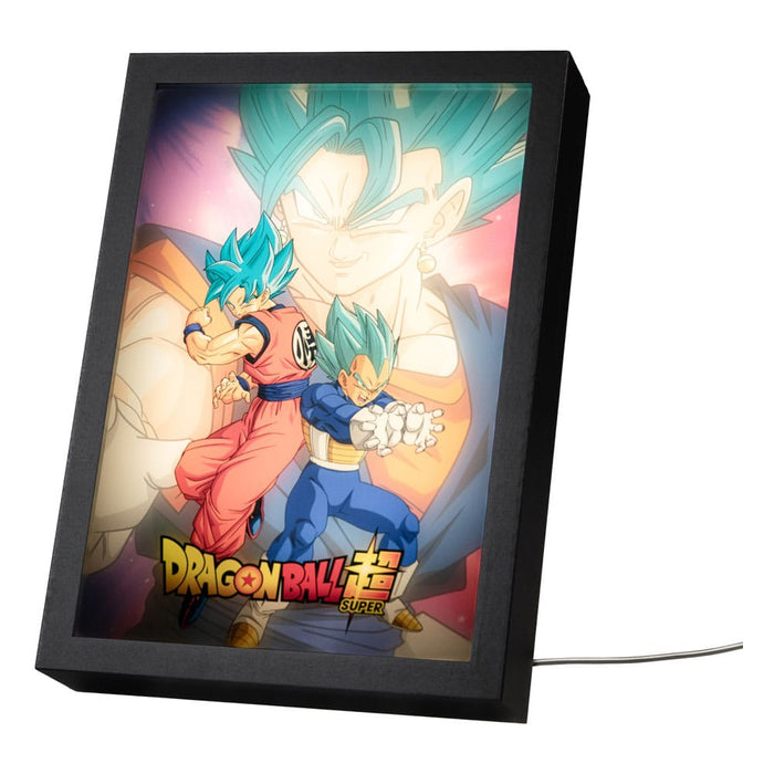 Cuadro LED Dragon Ball Super Goku & Vegeta (enmarcado)