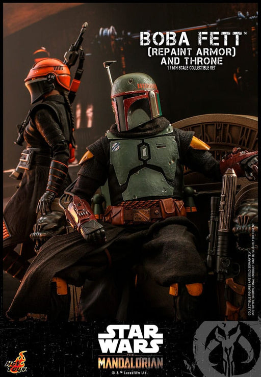 Star Wars The Mandalorian Boba Fett with Throne 1:6 Scale Action Figure Special Edition