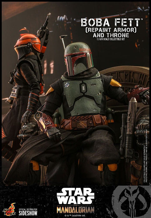 Star Wars The Mandalorian Boba Fett mit Thron Actionfigur 1:6 Special Edition